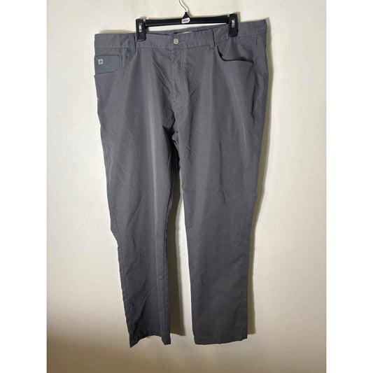 Men's Peter Millar Dark Gray Performance Pants Sz 40x32