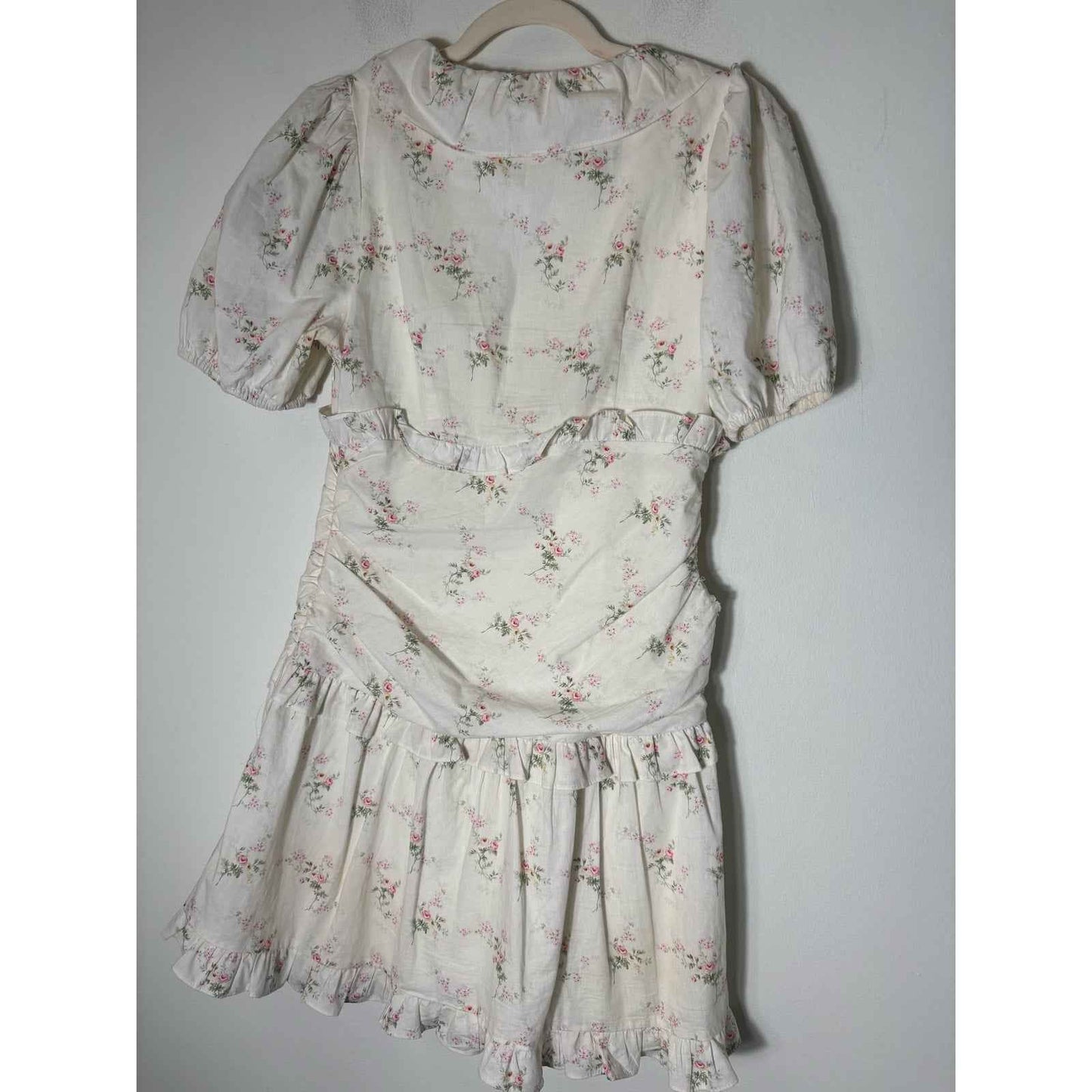 TCEC Cotton Floral Mini Dress Sz M