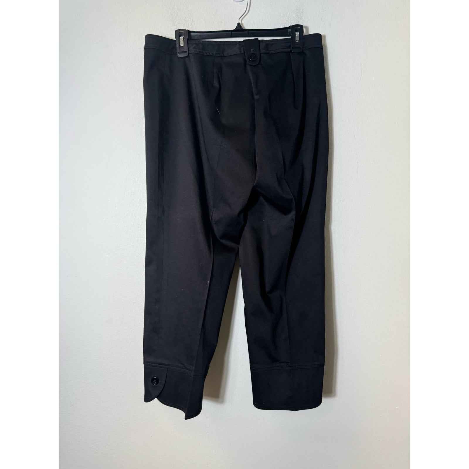 Elliot Lauren Black Tuxedo Style Ankle Pants Sz 10