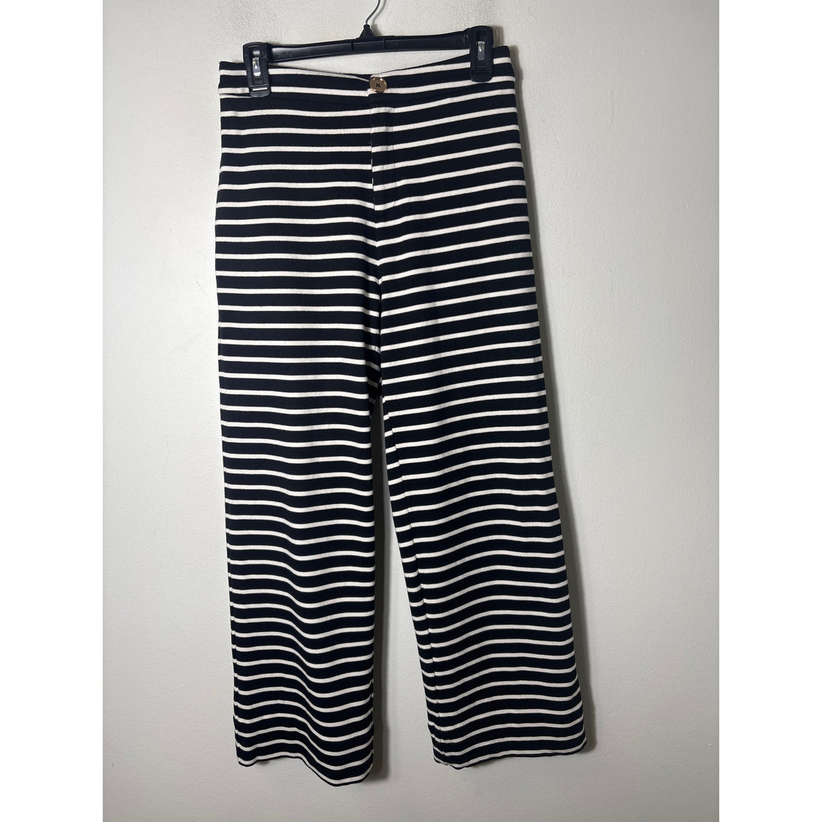 Buru Black and White Stripe Pants Set Sz XS