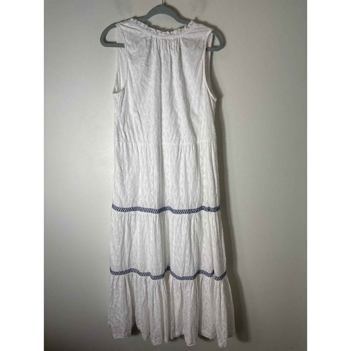 Tommy Bahama Sleeveless Cotton Maxi Dress Sz L