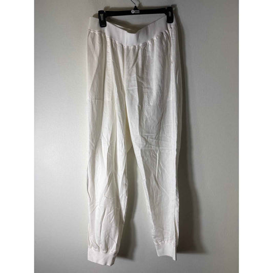 Faherty Cream Pull On Joggers Sz L