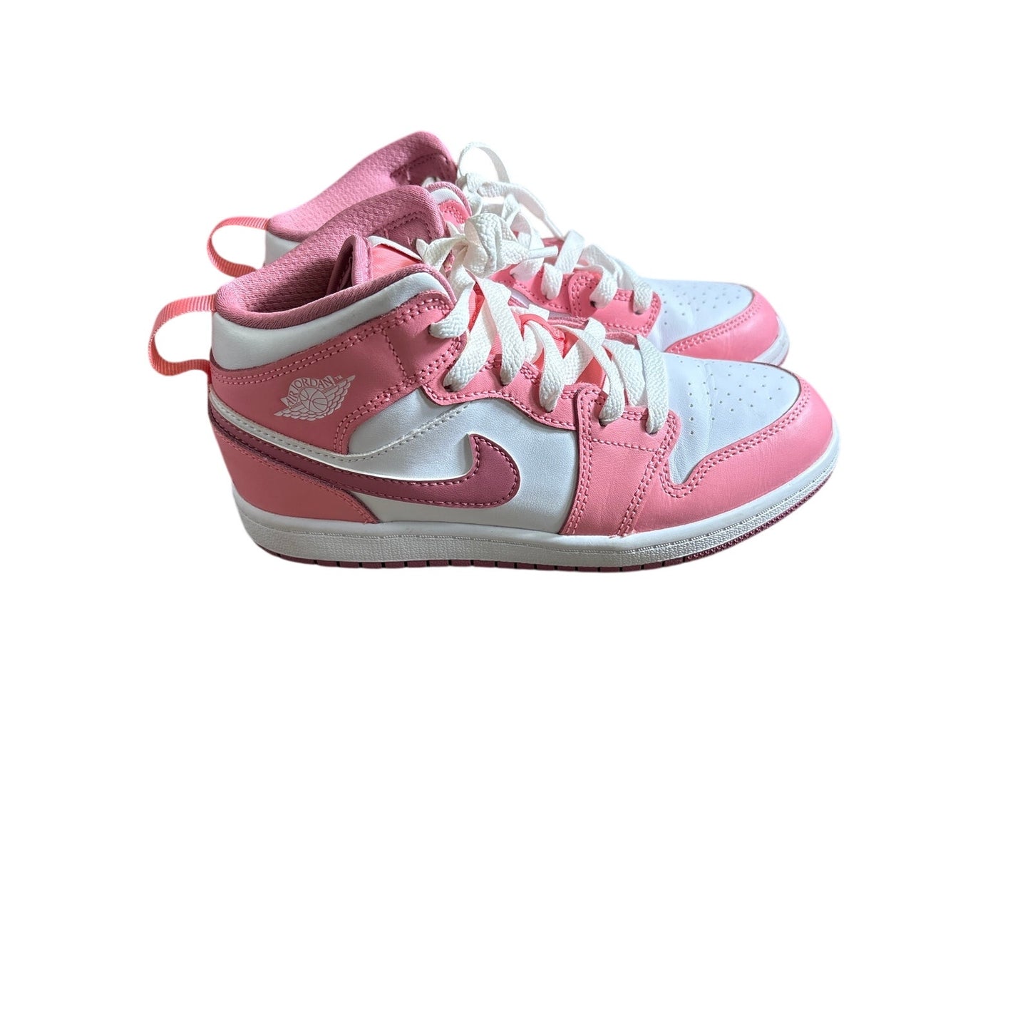 Girls Nike Air Jordan Pink High Tops Sz 2.5