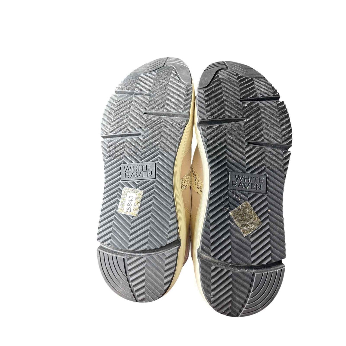 NWOB White Raven Pink White Silver Fashion Sneaker Sz 8.5