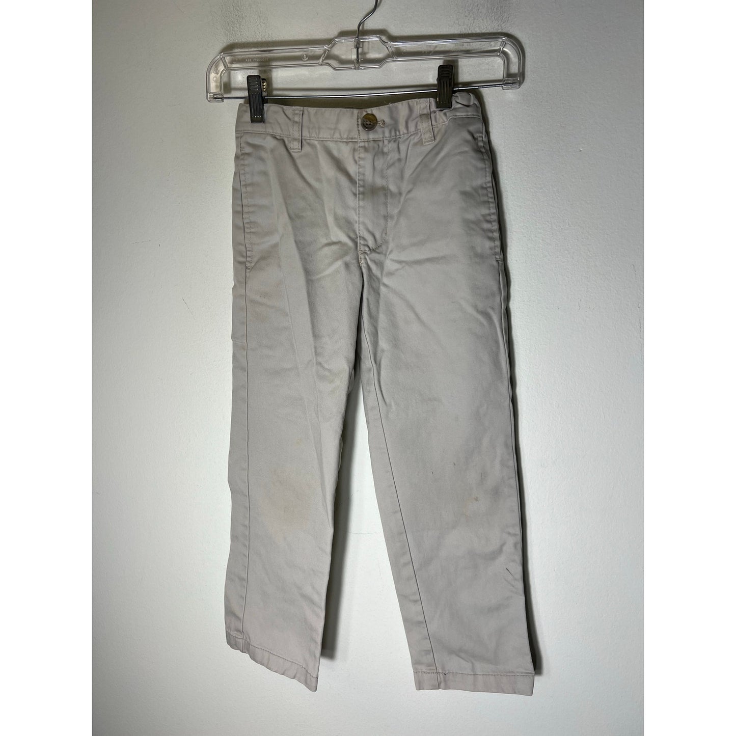 Boy's Bundle of 2 Khaki Dress Pants J. Bailey and Cat and Jack Sz 6