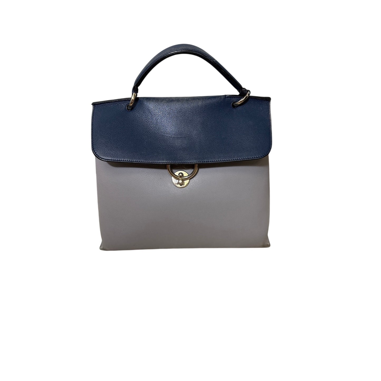 Salvatore Ferragamo Large Sofia Gancini Tricolor Leather Bag