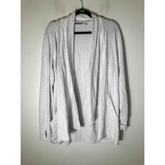 Athleta Gray sweatshirt Cardigan Sz M