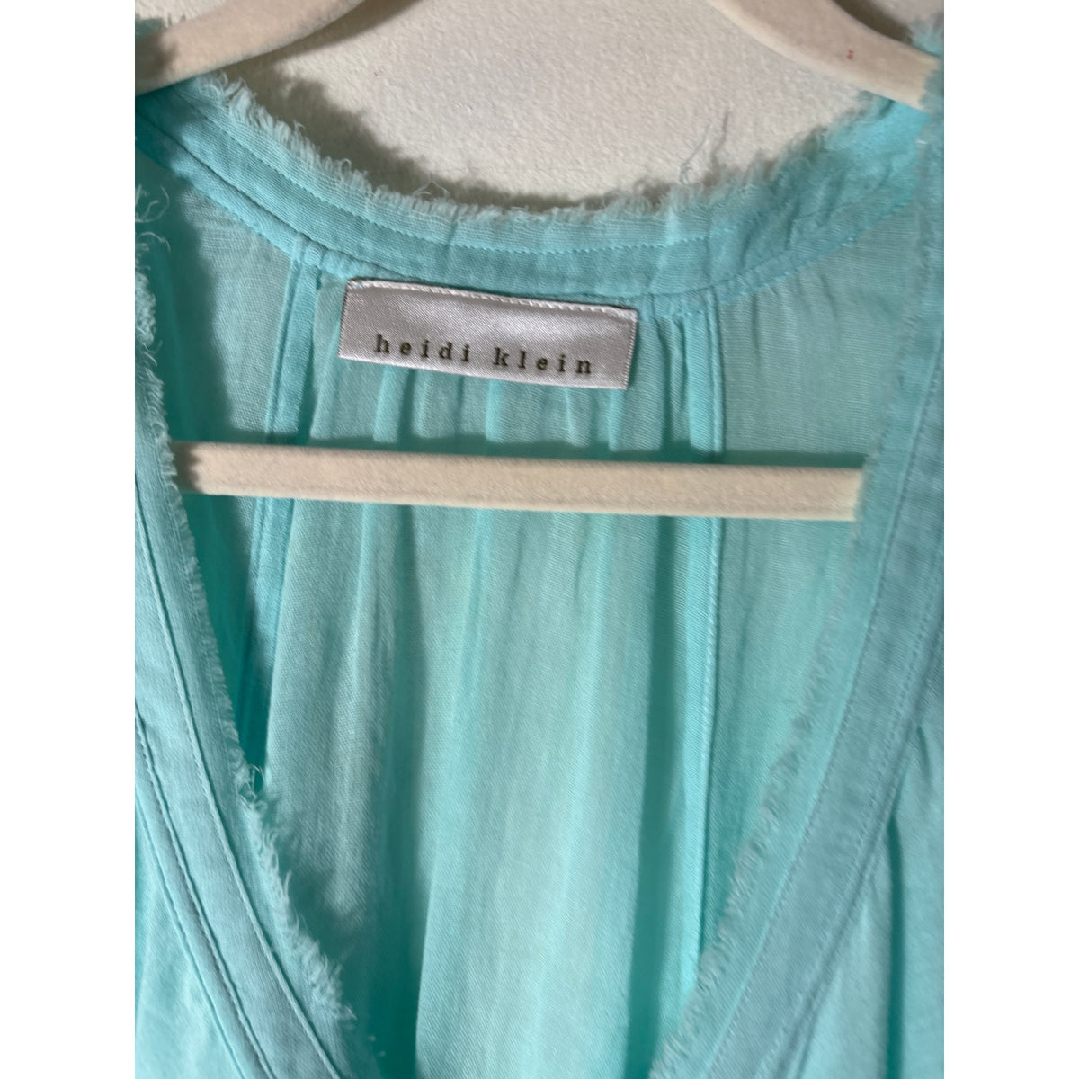 Heidi Klein Aqua Cover Up Dress Sz M/L
