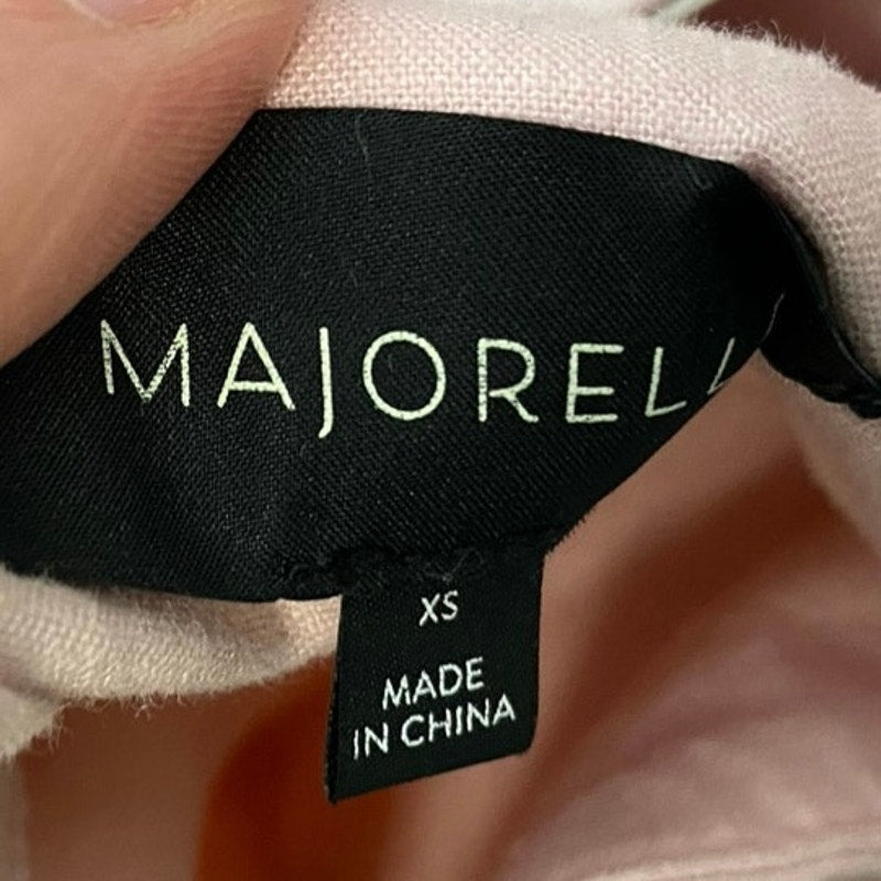 Majorelle Pink High Rise Belted Cropped Pants Sz XS