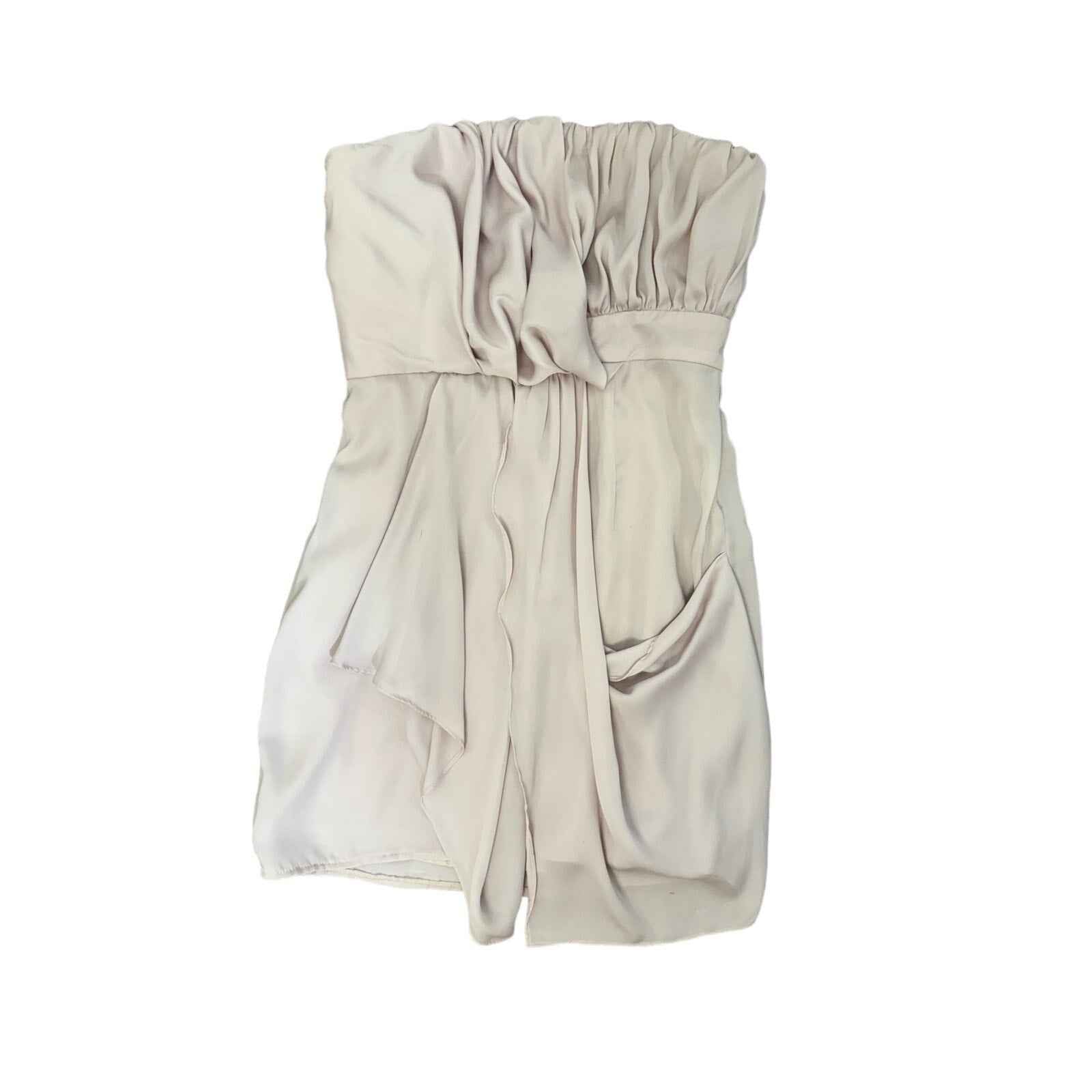 C. Luce Purple Strapless Mini Dress Sz S