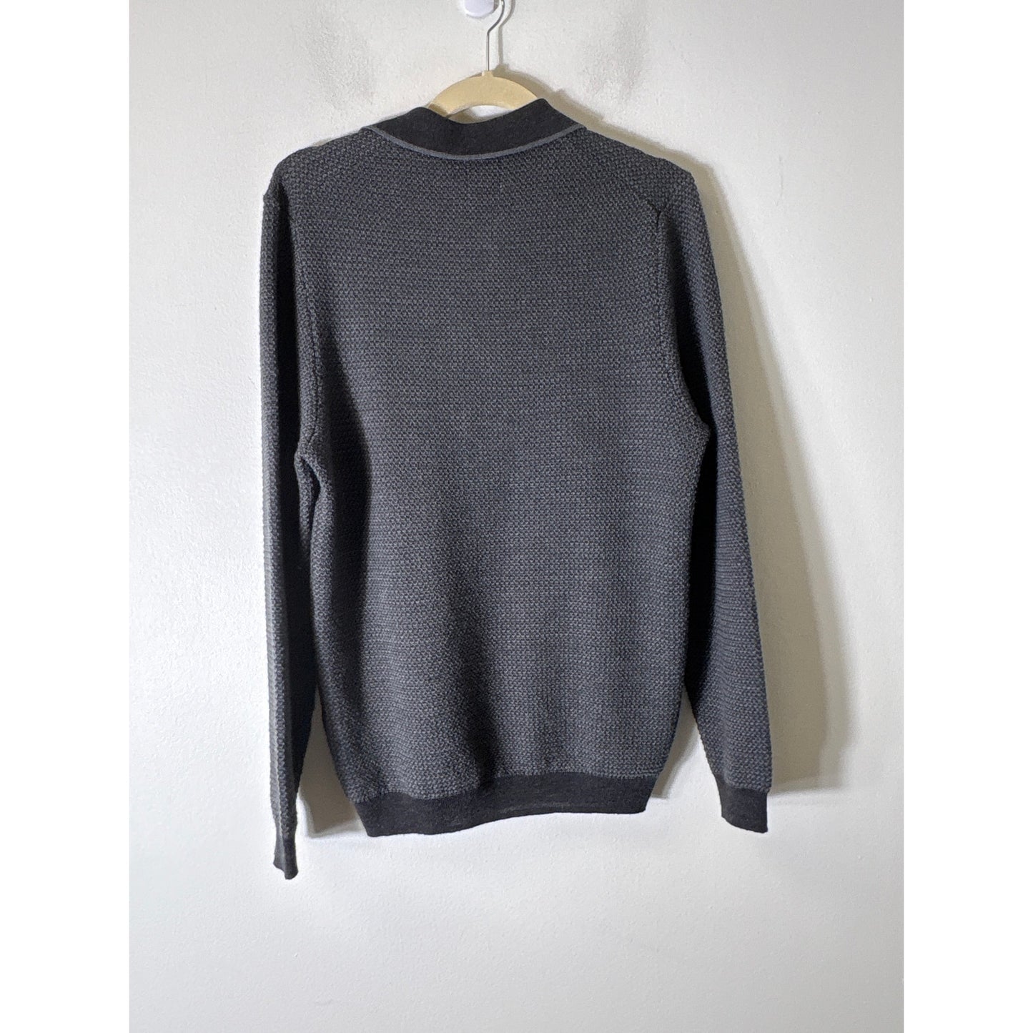 Mens Zara Gray Pullover Sweater Sz M