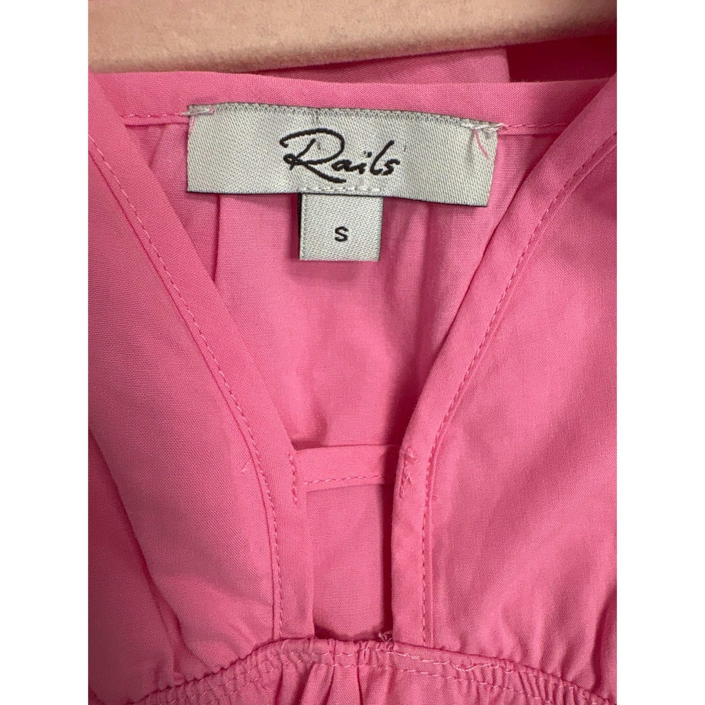 Rails Bubblegum Pink Spaghetti Strap Maxi Dress Sz S