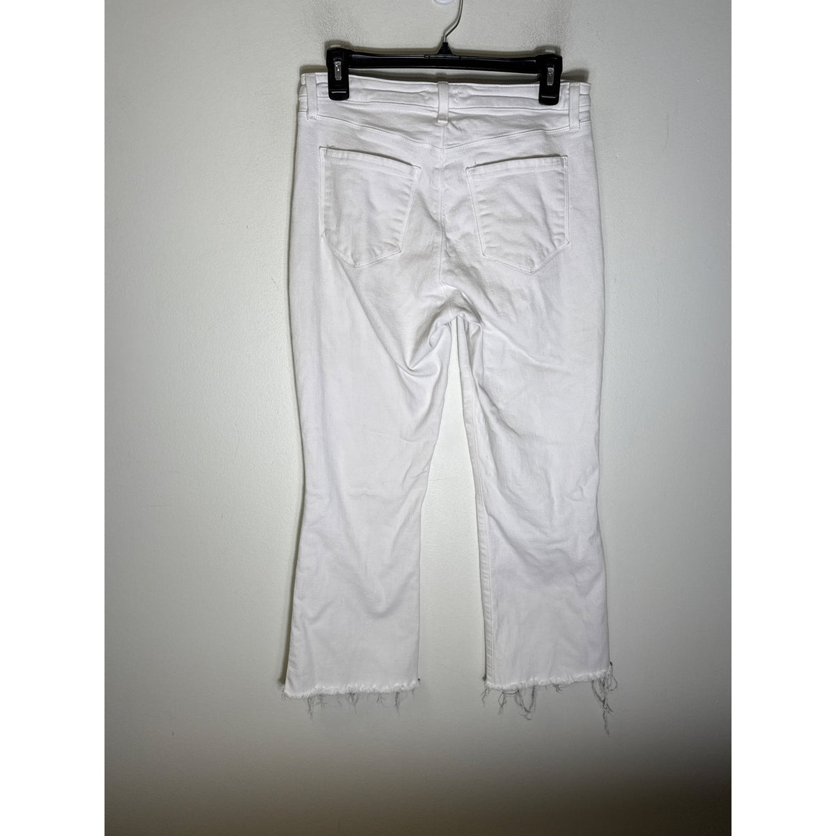 L'agence White Straight Leg Cropped Denim Jean sz 29