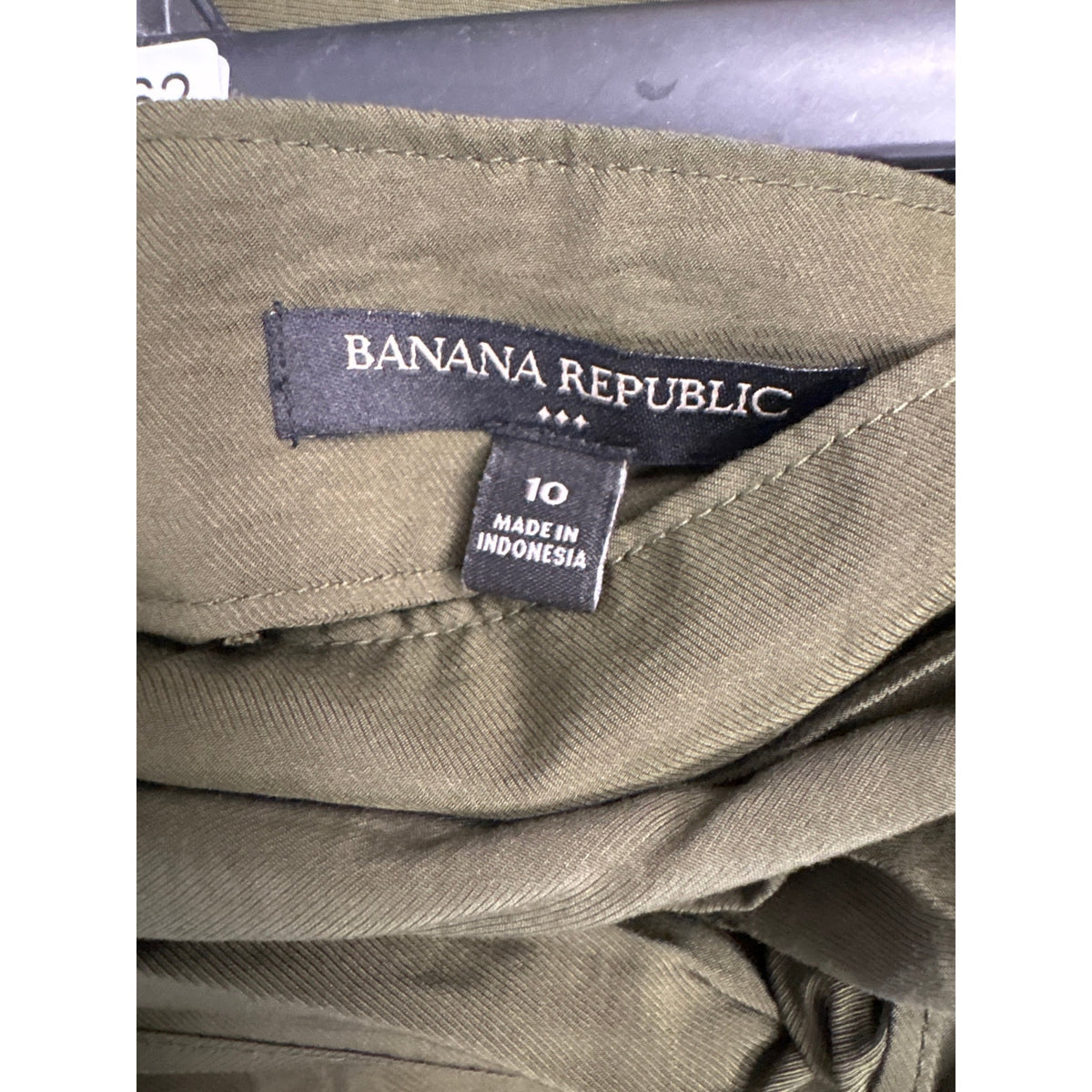 Banana Republic Olive Green Wrap Skirt Sz 10