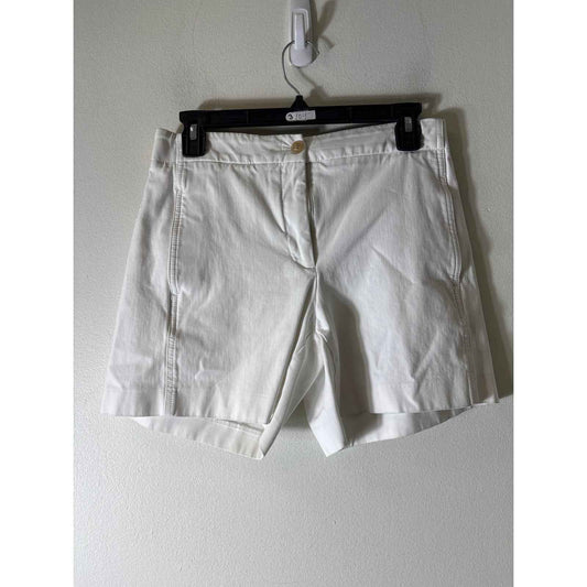 Ann Taylor Cotton White Short Shorts Sz 2