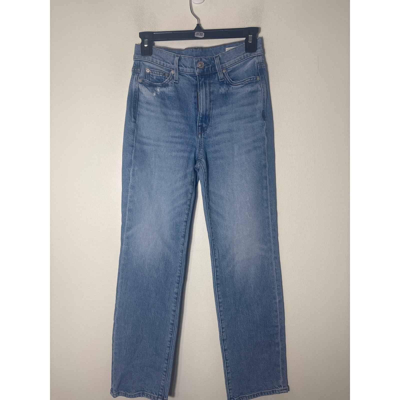 AYR Faded Straight Leg Blue Jeans Sz 25