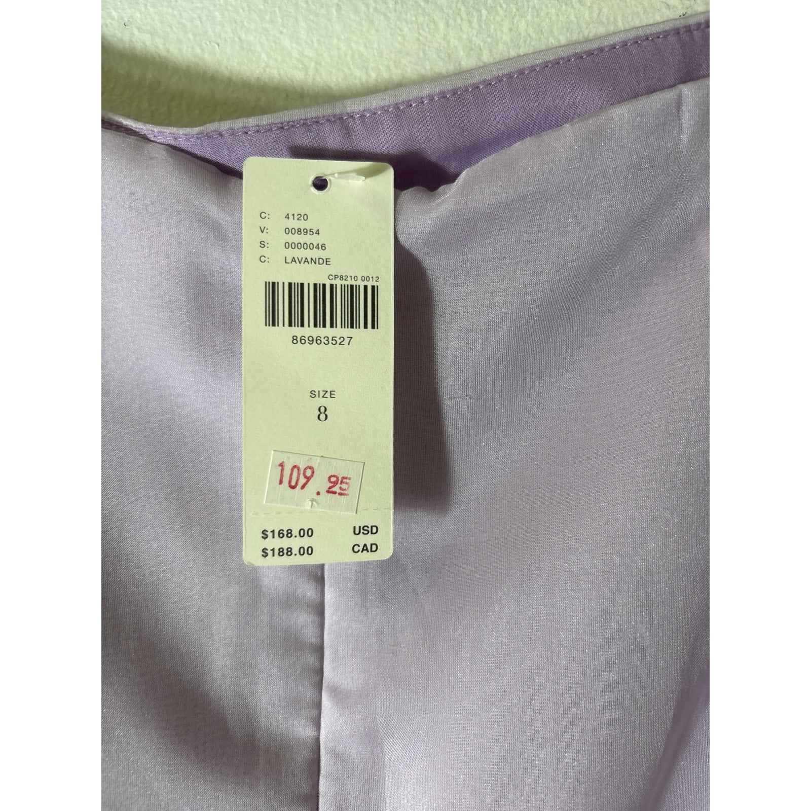 NWT Maeve Lilac Floral Applique Layered Skirt Sz 8