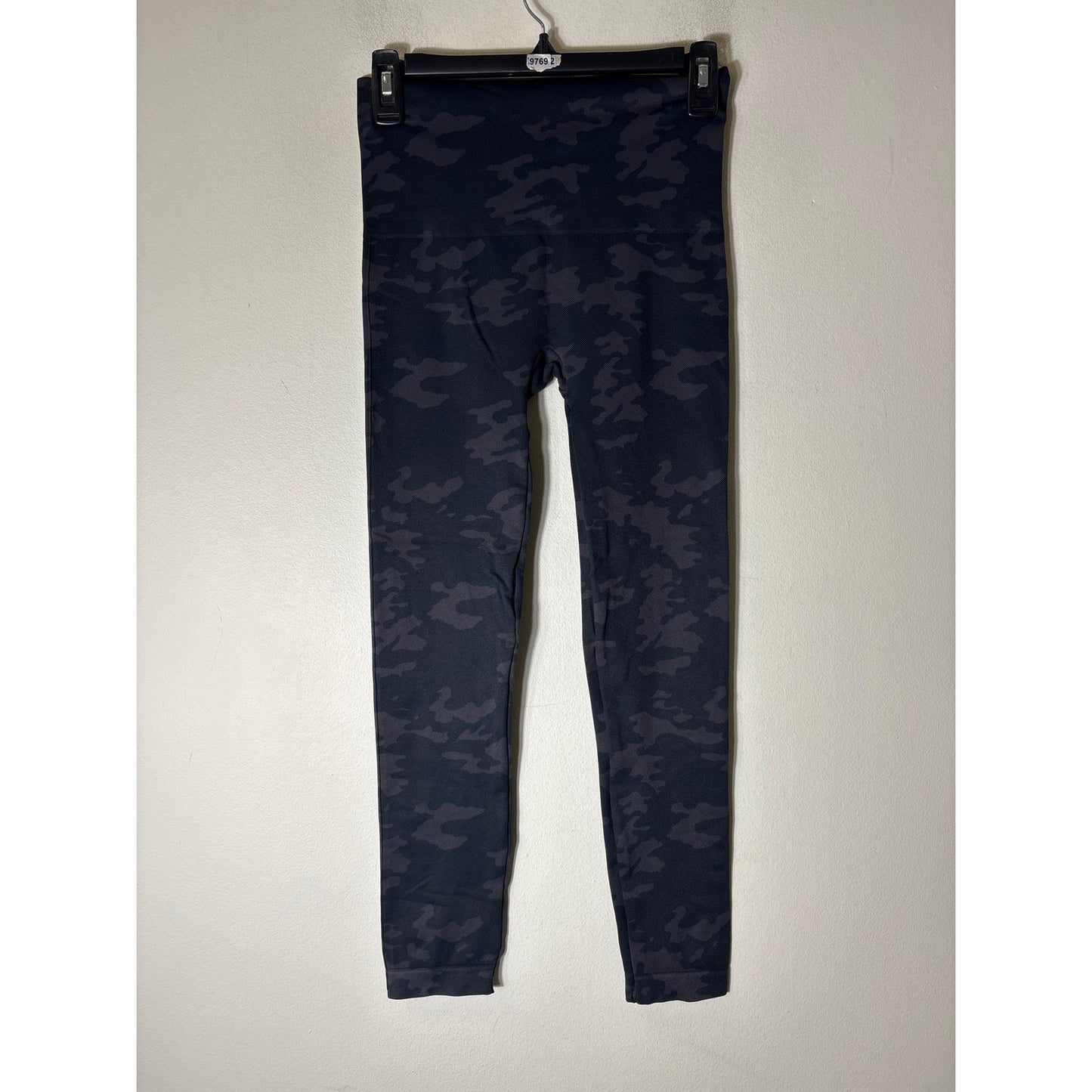 Spanx Black Camo Leggings Sz L