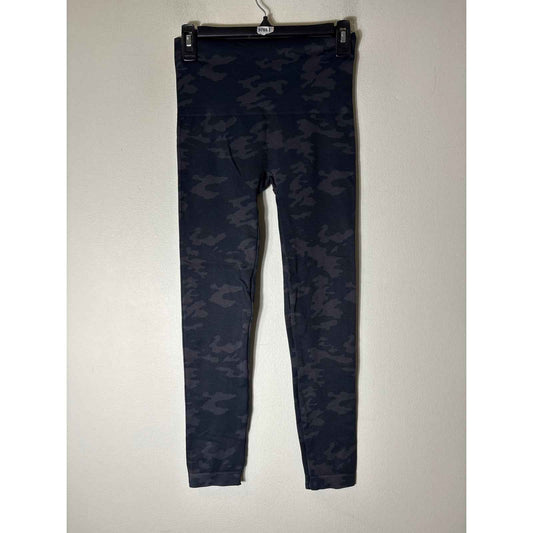 Spanx Black Camo Leggings Sz L