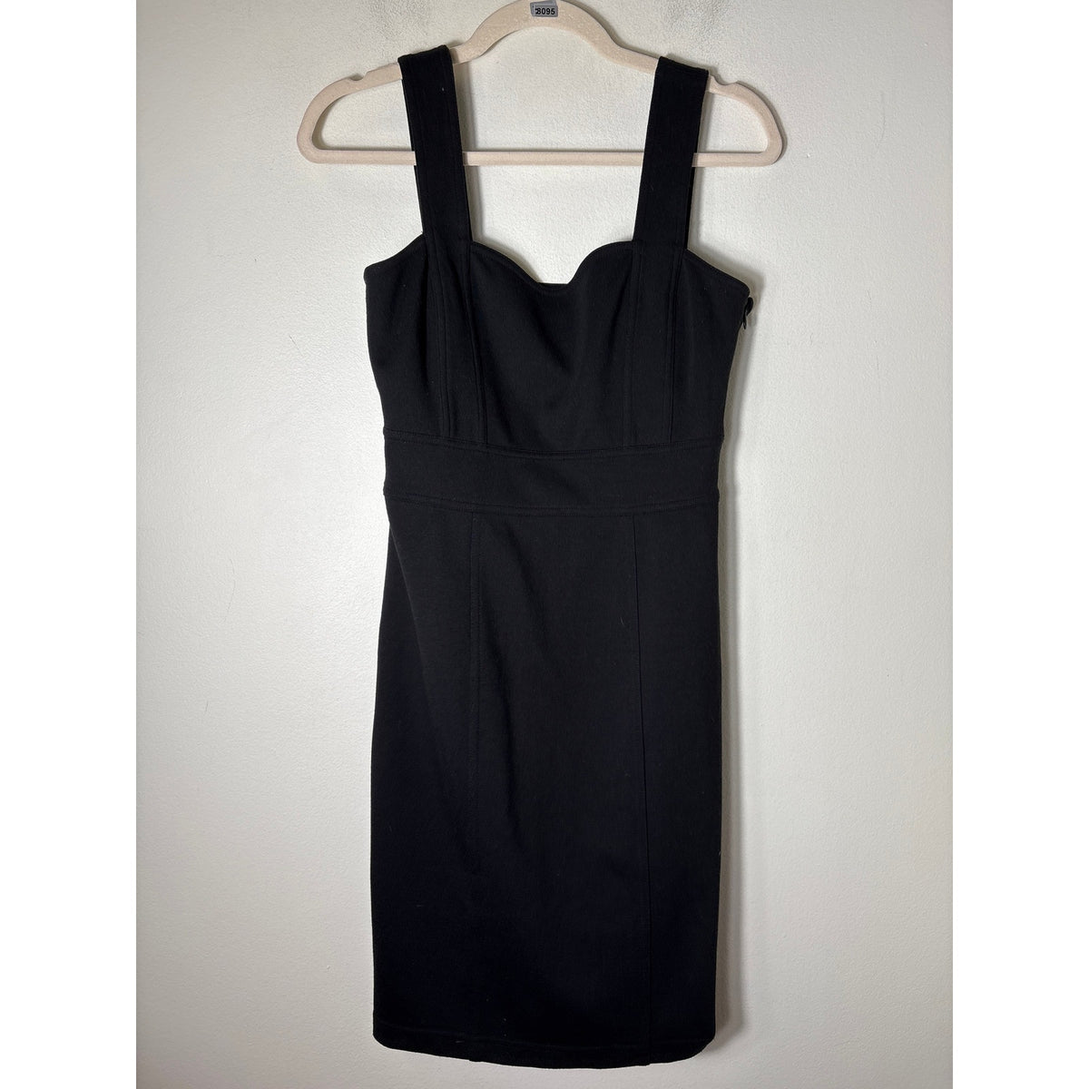 Club Monaco Black Sleeveless Knee Length Sheath Dress Sz S