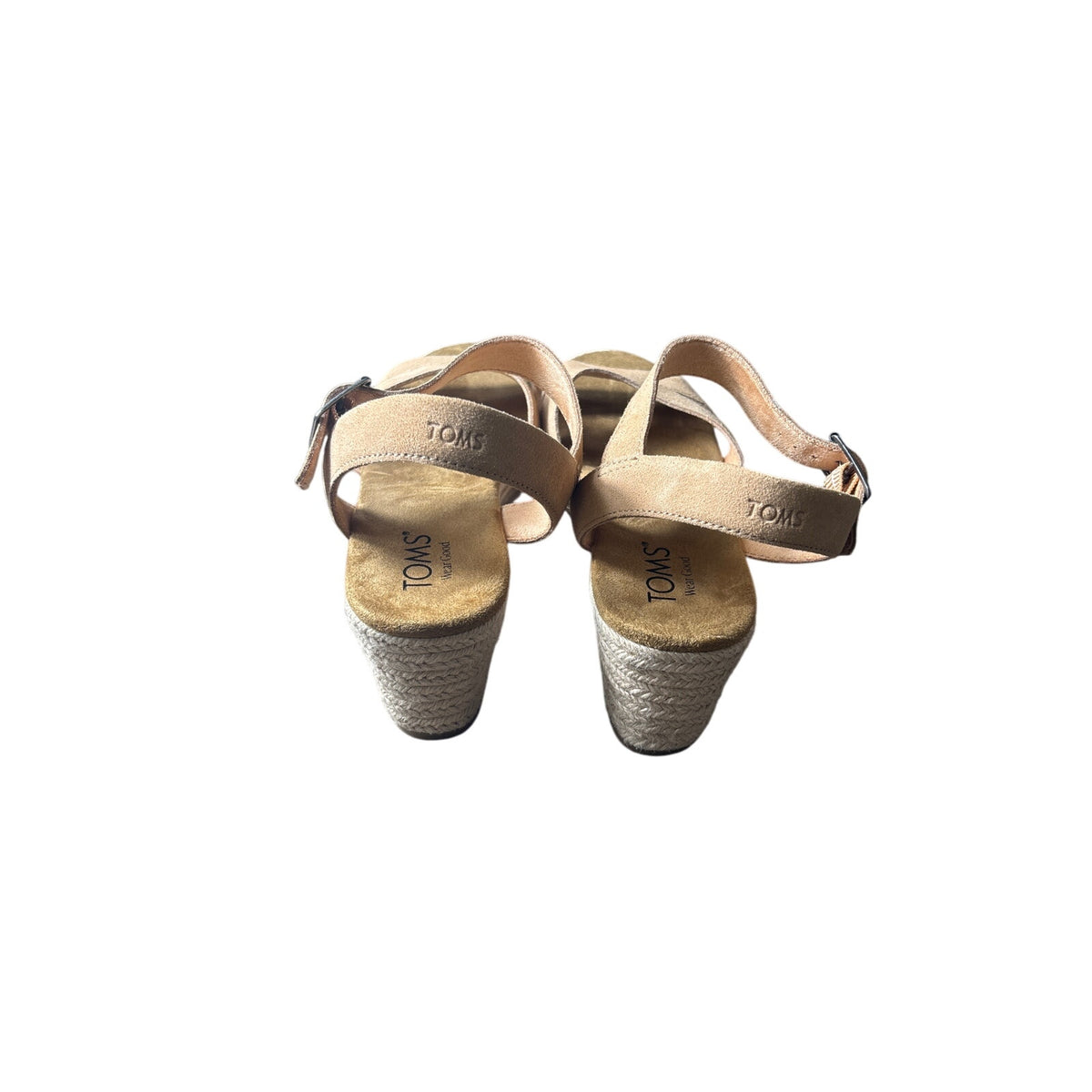 Tom's Suede Wedges Sz 8.5