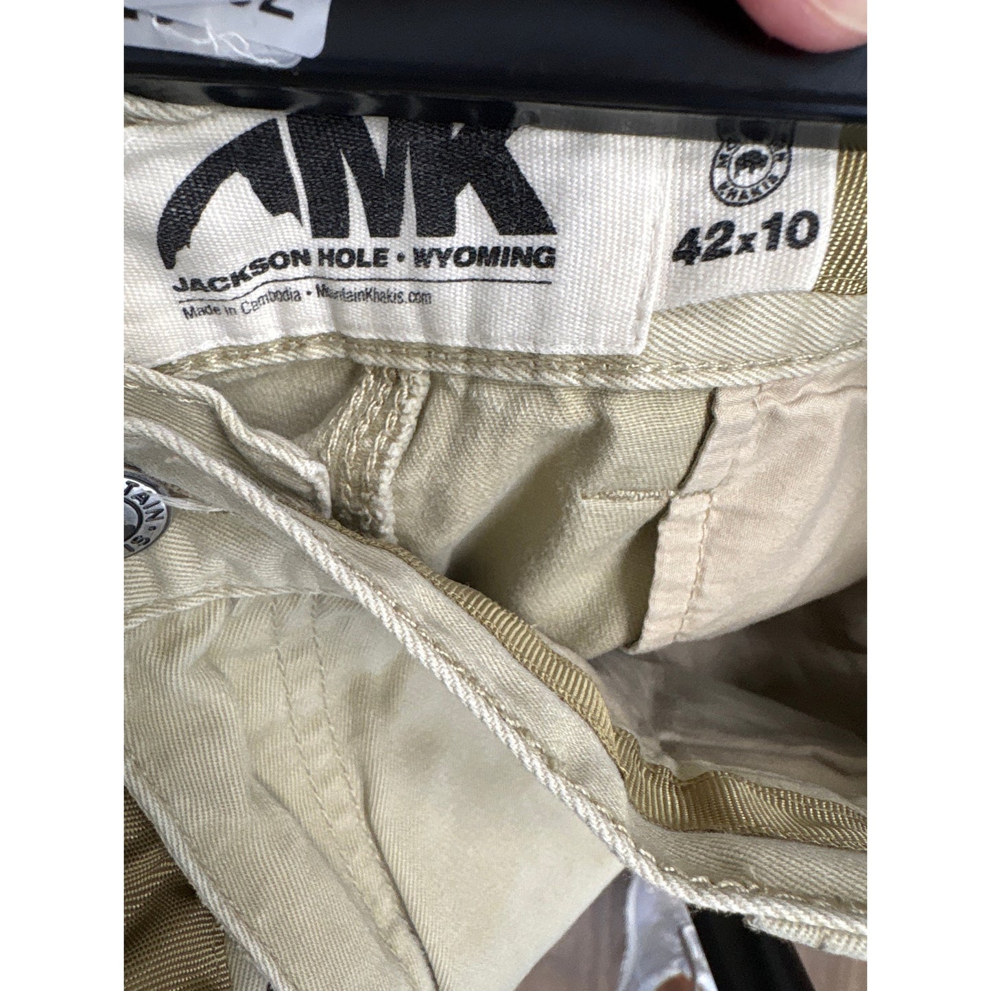 Mens Mountain Khakis Brown Hiking Shorts Sz 42