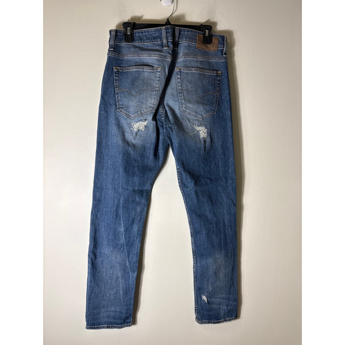 Mens Guess Slim Tapered Jeans Sz 34x32