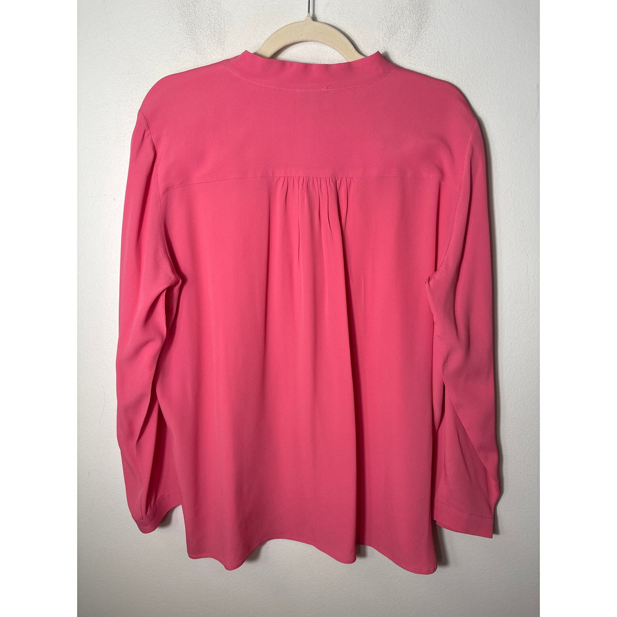 Marella Salmon Long Sleeve 4 Button Tunic Sz 46 (L)