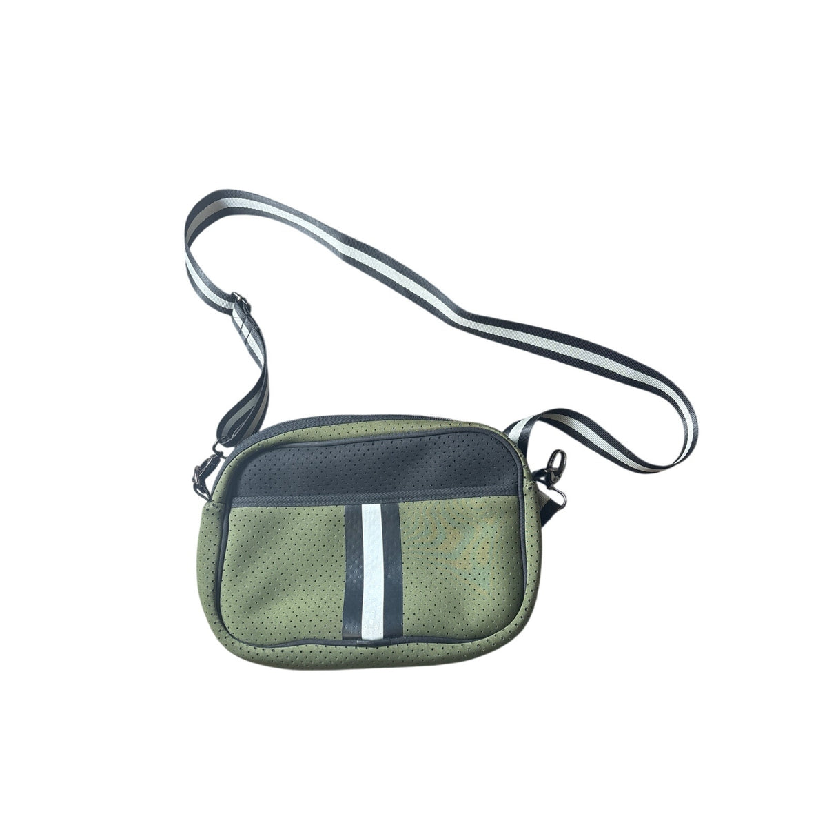 Haute Shore Army Green Black Crossover Bag