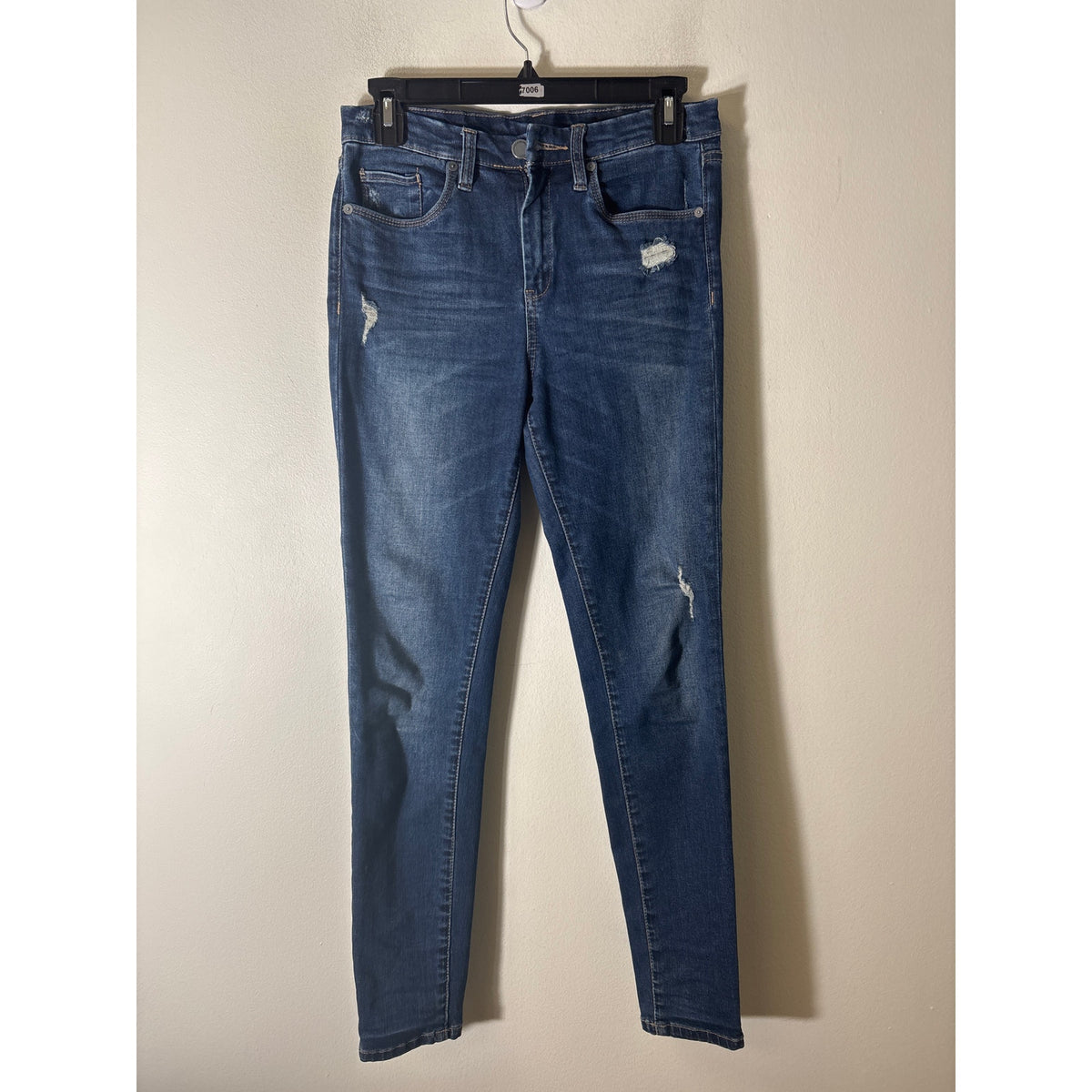 Blank NYC The Great Jones Distressed Blue Jeans Sz 27