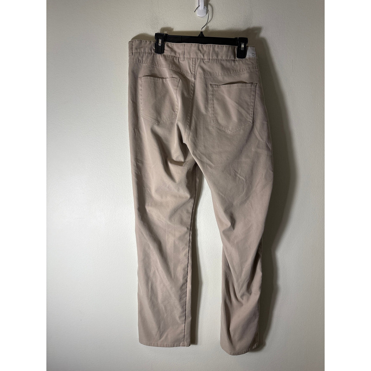 Mens Peter Millar Dark Khaki Flat Front Pants Sz 40/32