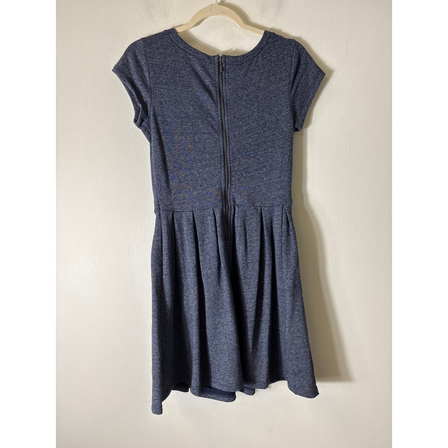 Gap Navy Cap Sleeve Knit A-Line Knee Length Dress Sz XS