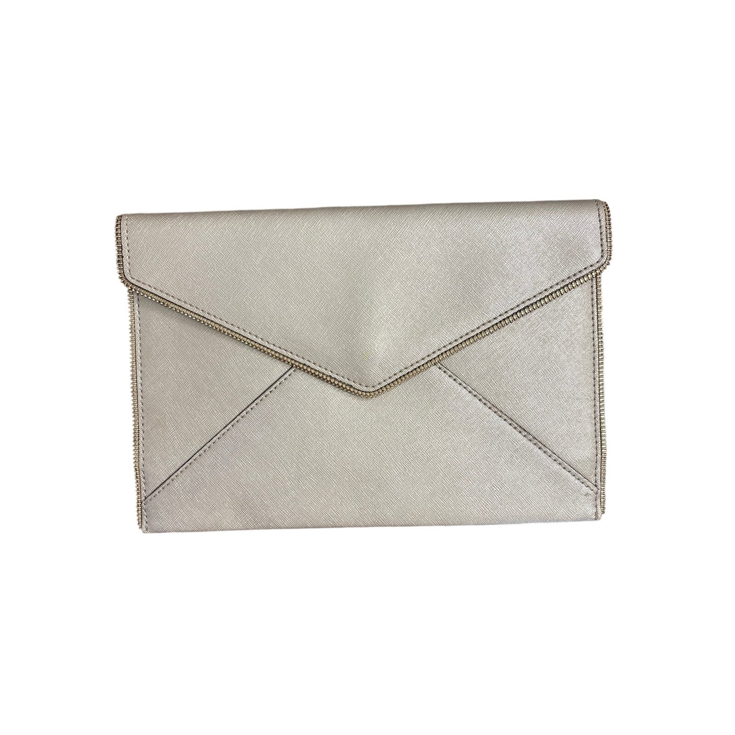 Rebecca Minkoff Gold Envelop Clutch 11"x8"