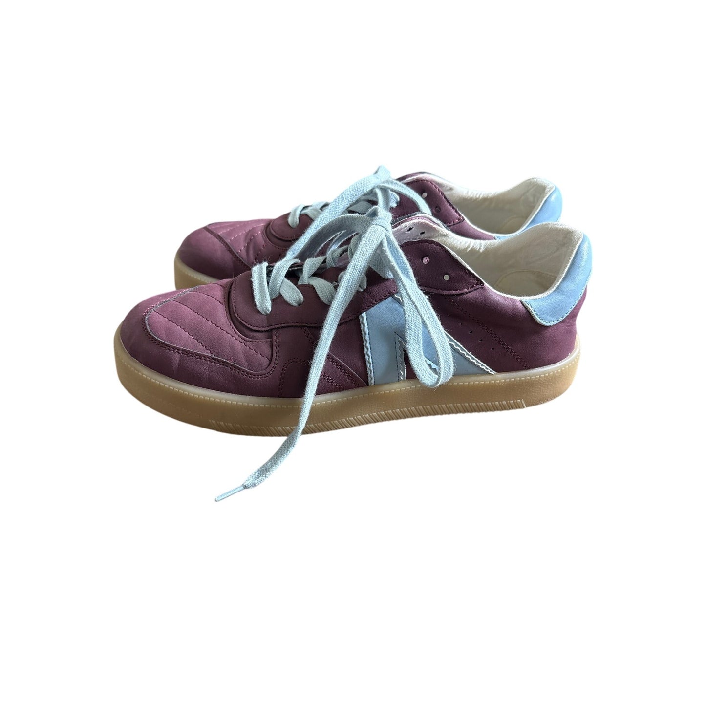 MIA Burgandy and Light Blue Archie Tennis Shoes Sz 9