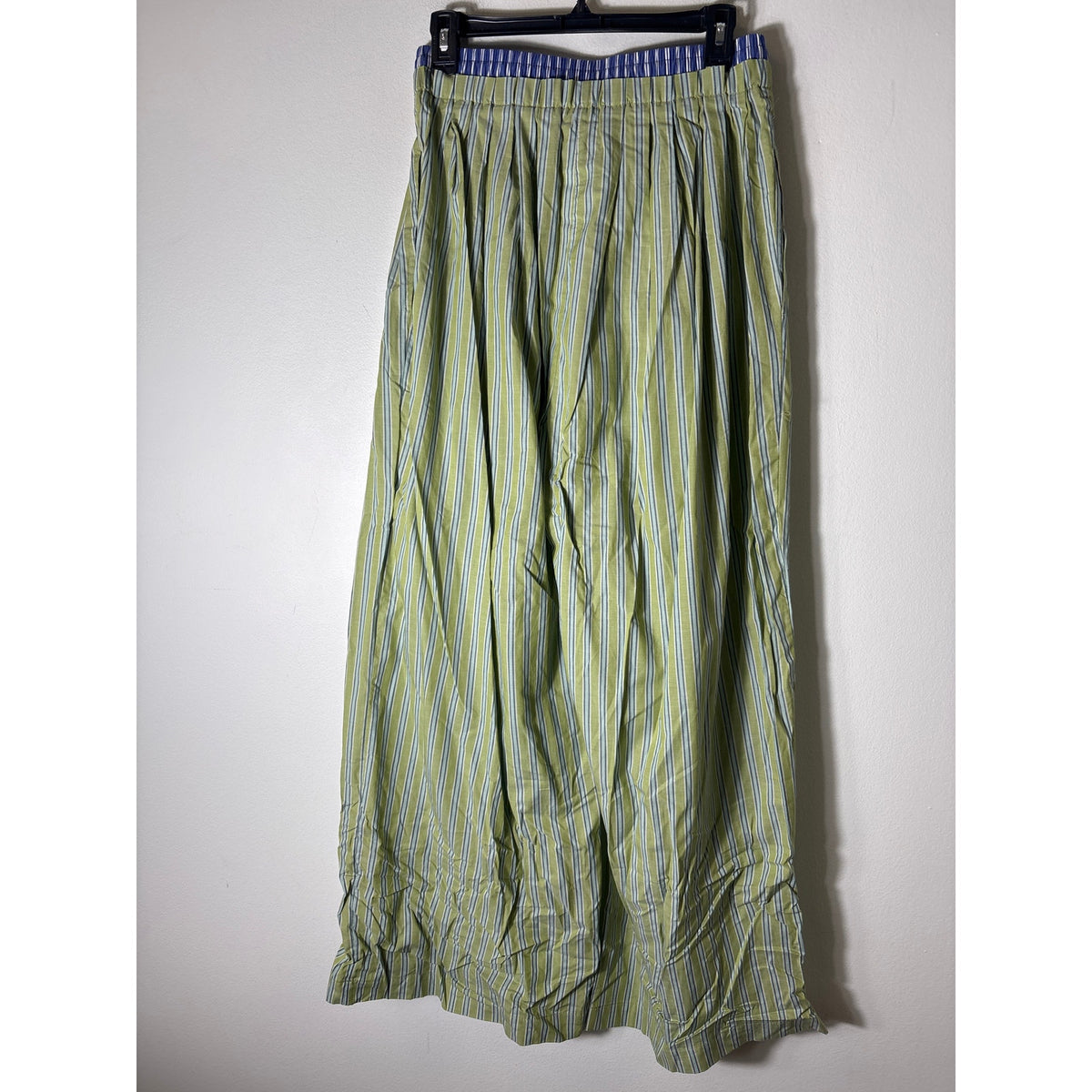 NWT Camellia Green And Blue Striped PJ Pants Sz M