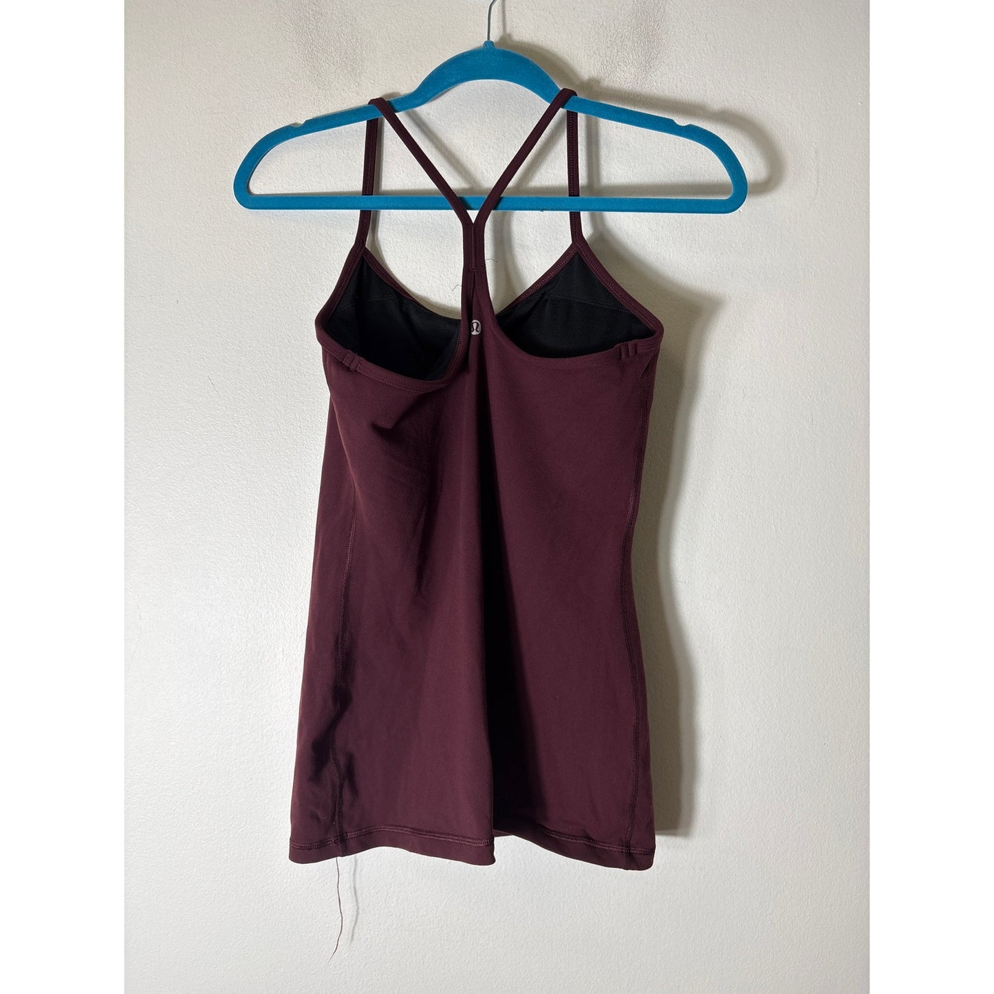 Lululemon Maroon Sleeveless Fitted Athletic Tank Sz 8