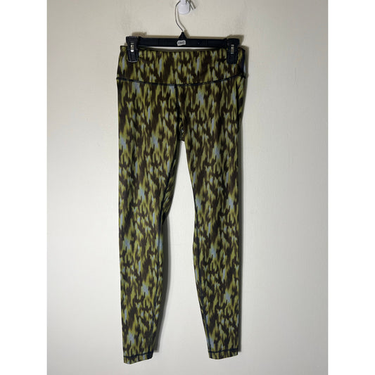 Lululemon Neon green-Black Leggings Sz 6