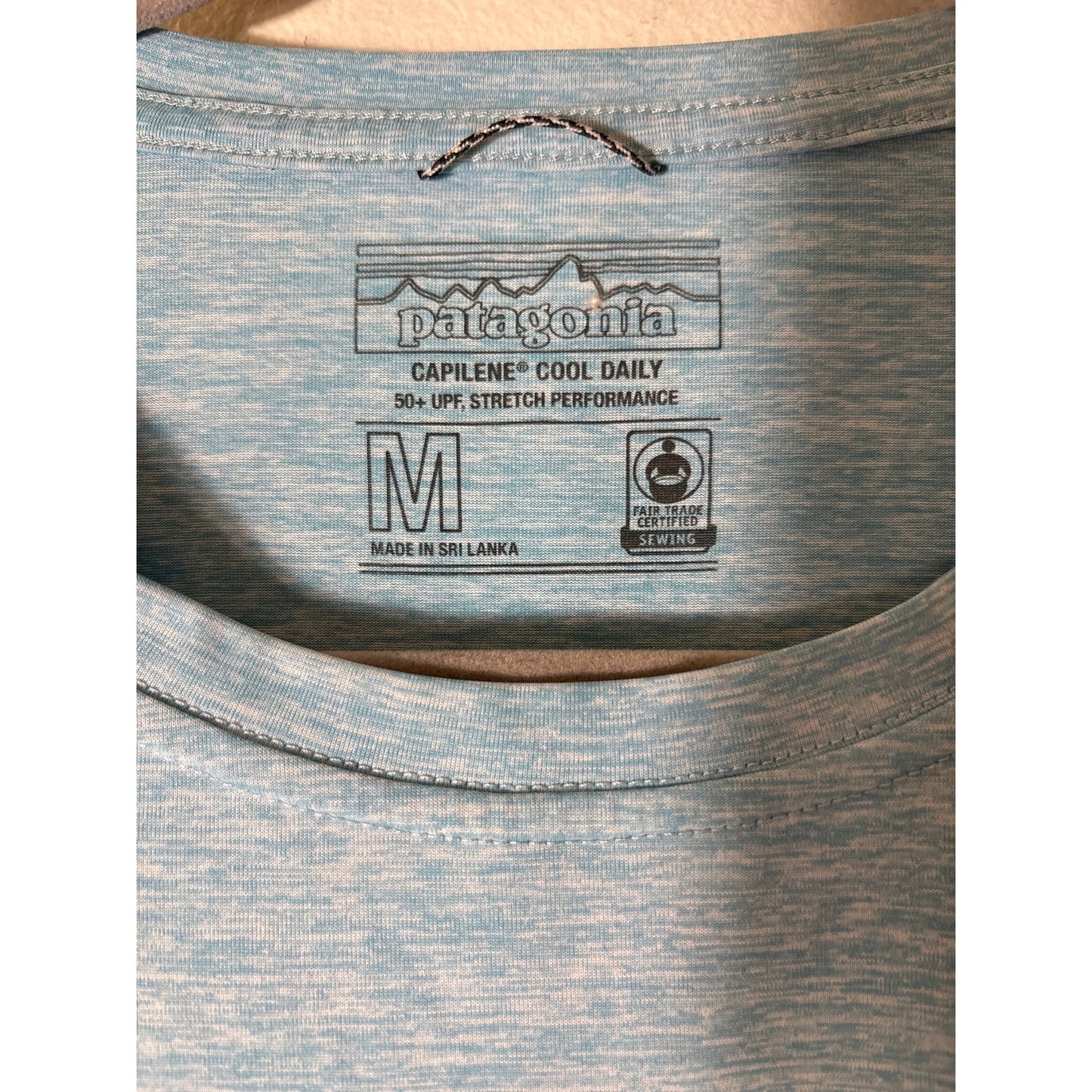 Patagonia Aqua Capilene Cool Daily Tee Sz M