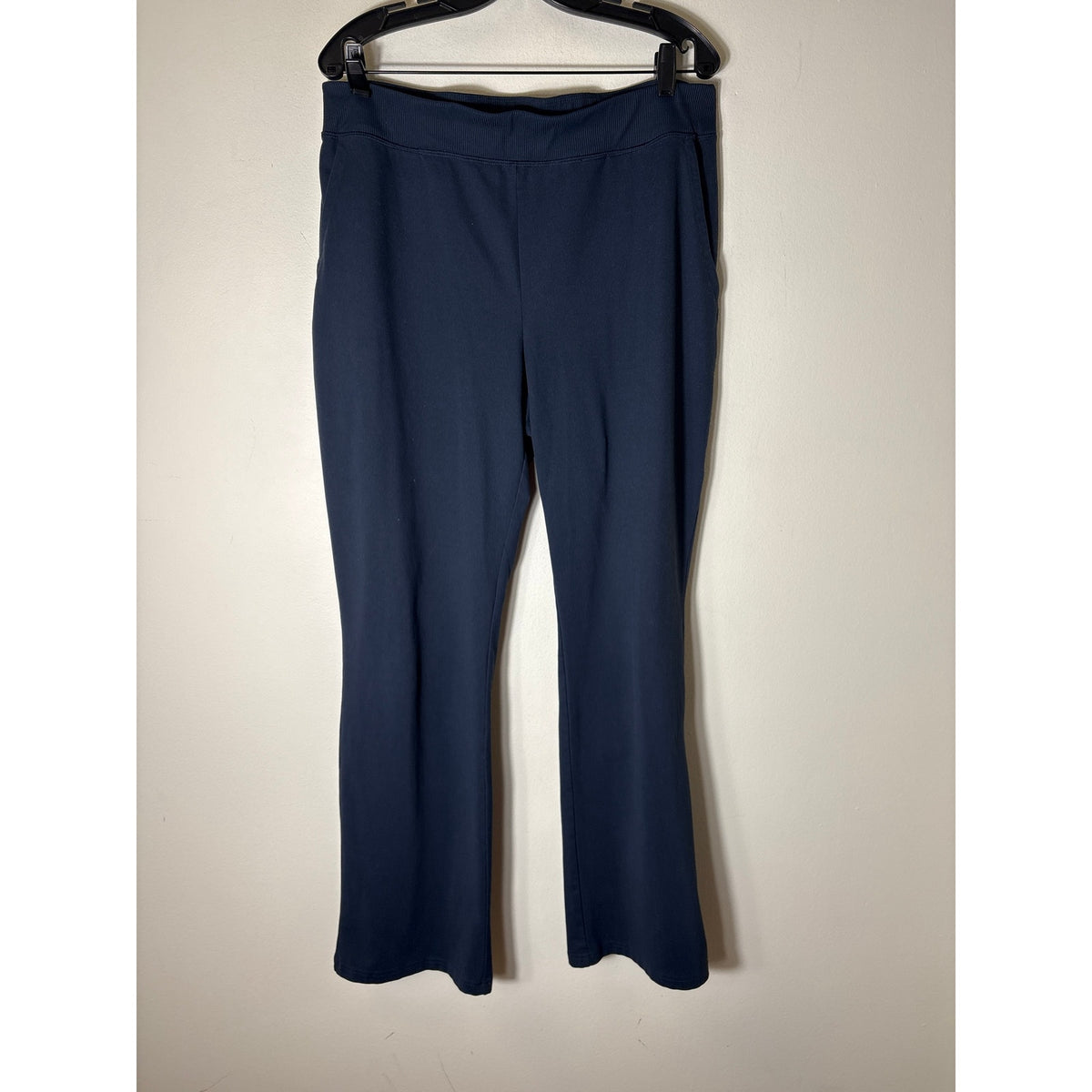 Lands End Navy Sport Pants Sz L