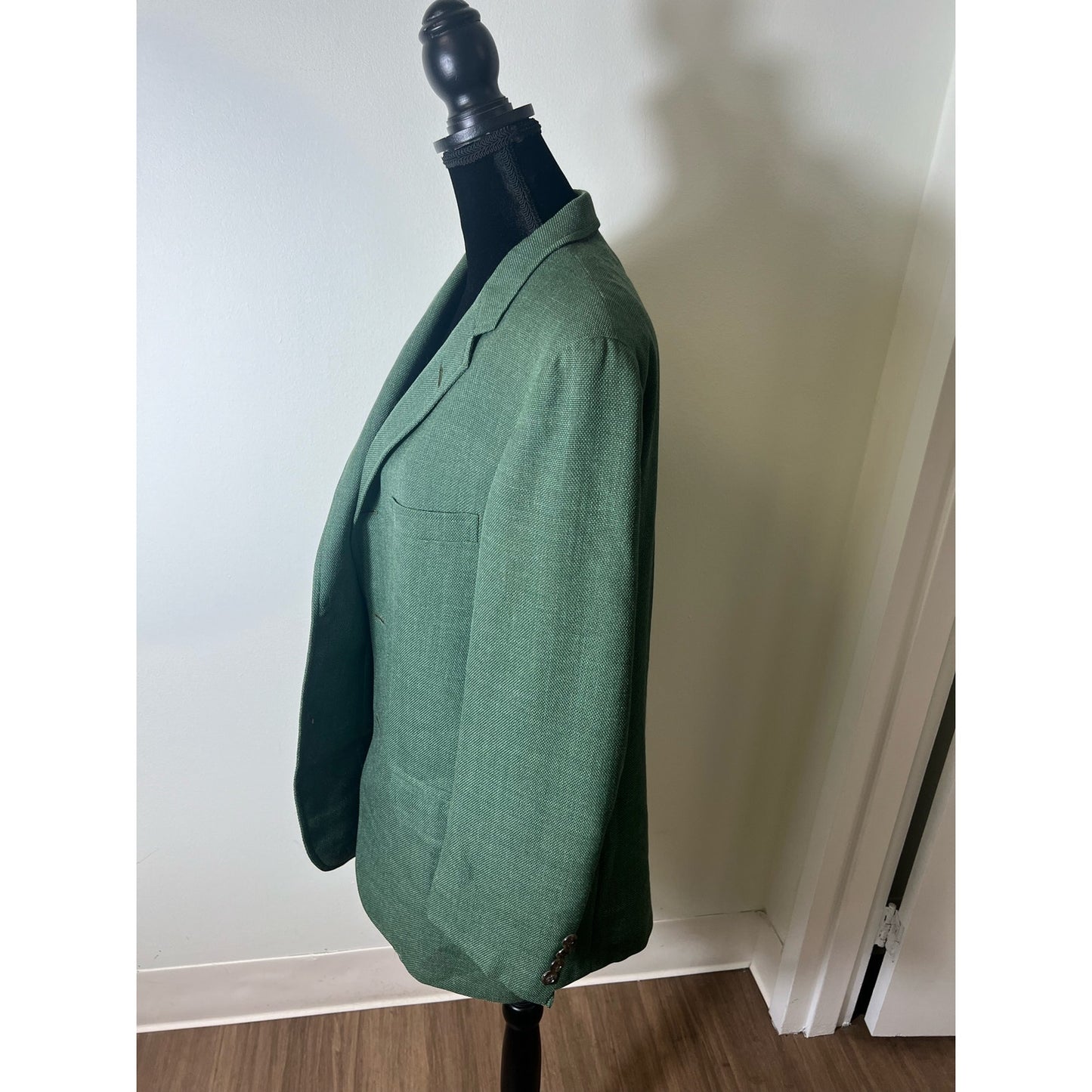 Hickey Freeman Green Blazer Coat
