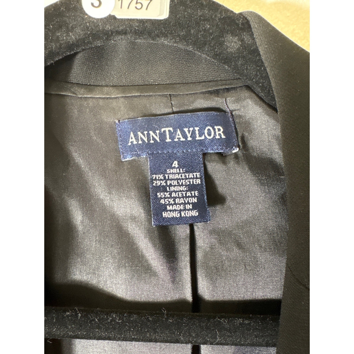 Ann Taylor Black Blazer Sz 4