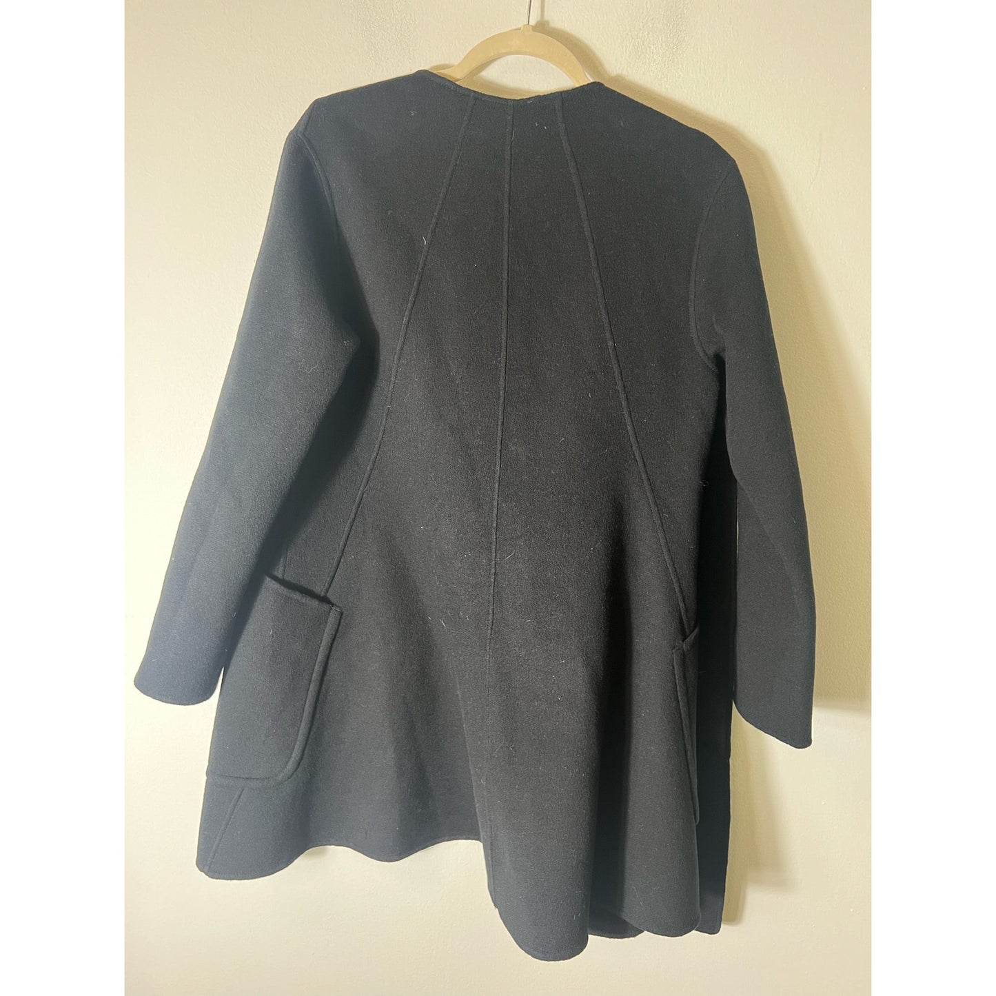 Magaschoni Collection Black Pea Coat