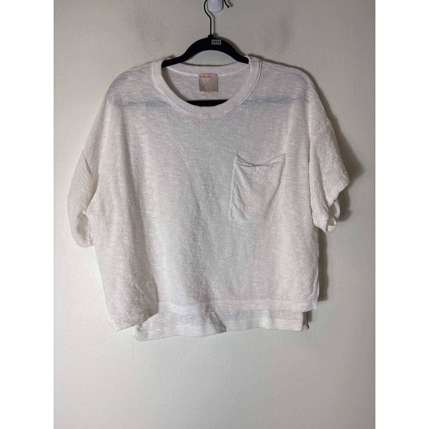 Kerisma White Lightweight Top Sz M/L