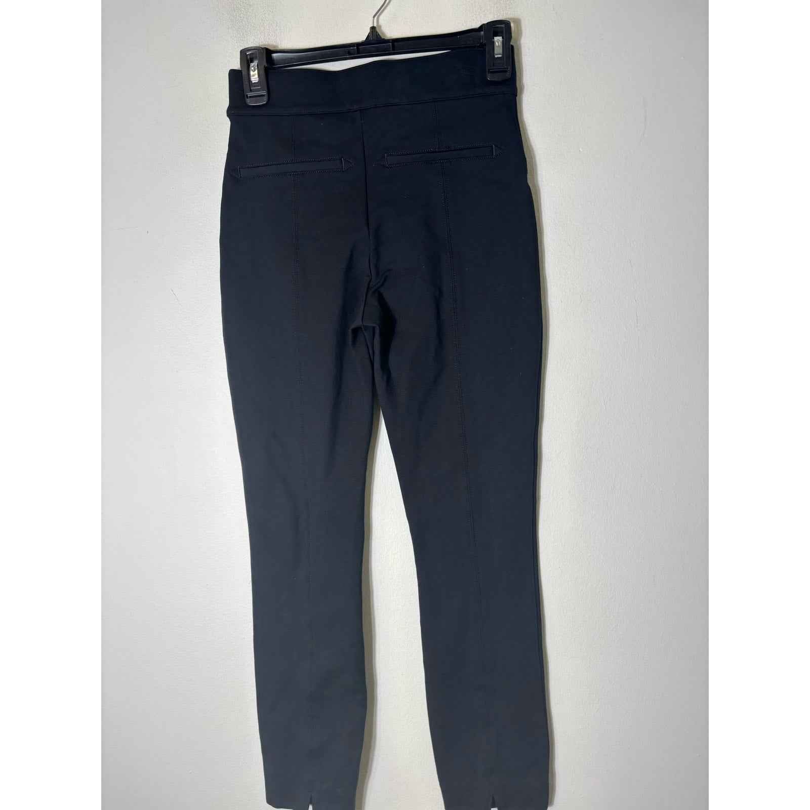 Spanx Black Pull On Skinny Ankle Pants Sz XS