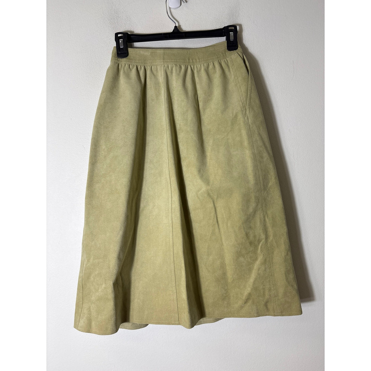 Vintage Blassport Ultrasuede green pencil skirt Sz 6
