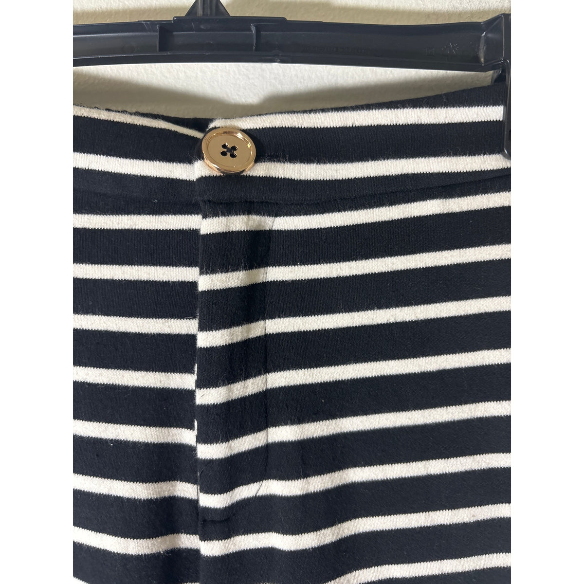 Buru Black and White Stripe Pants Set Sz XS