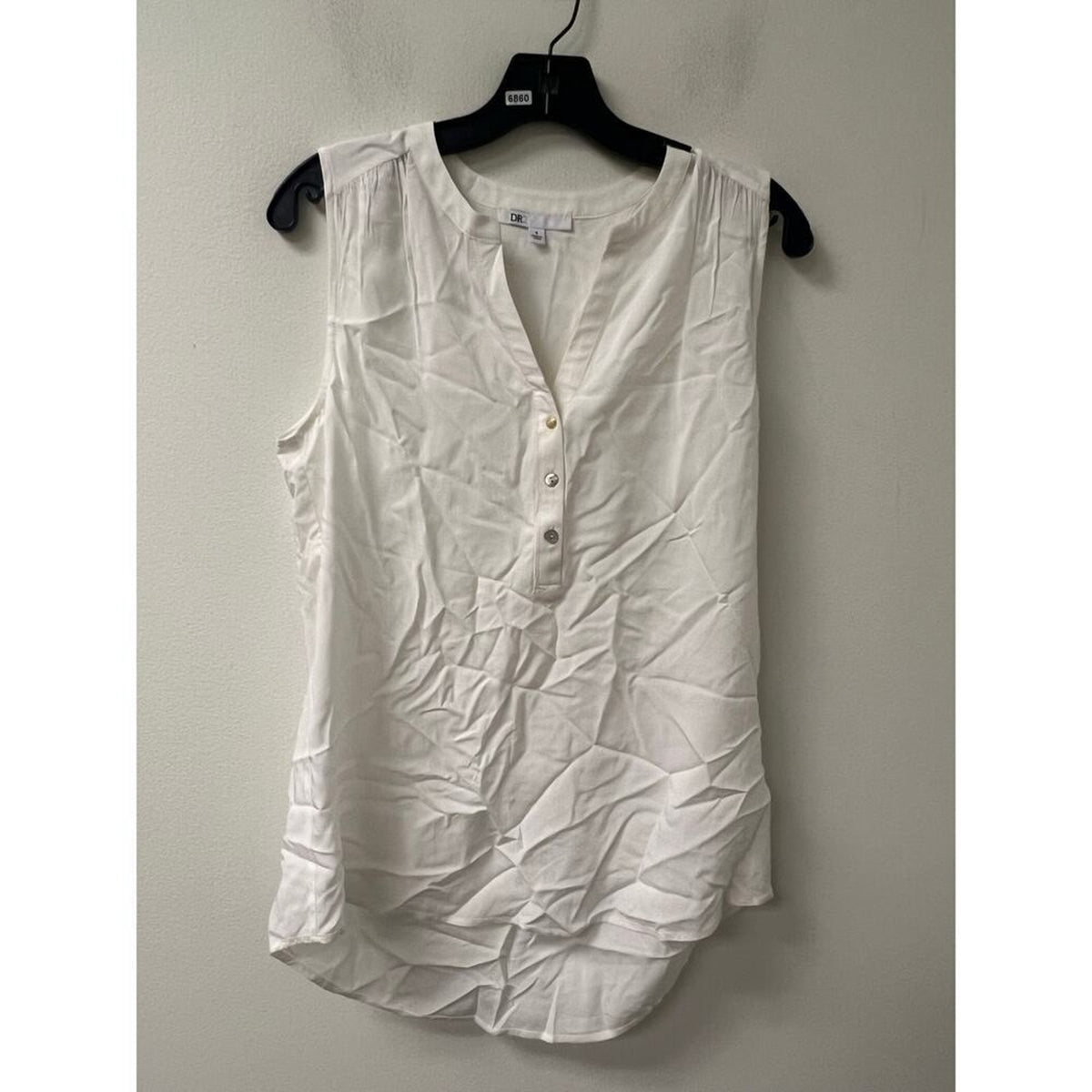 DR 2 White Tank Top Size Small