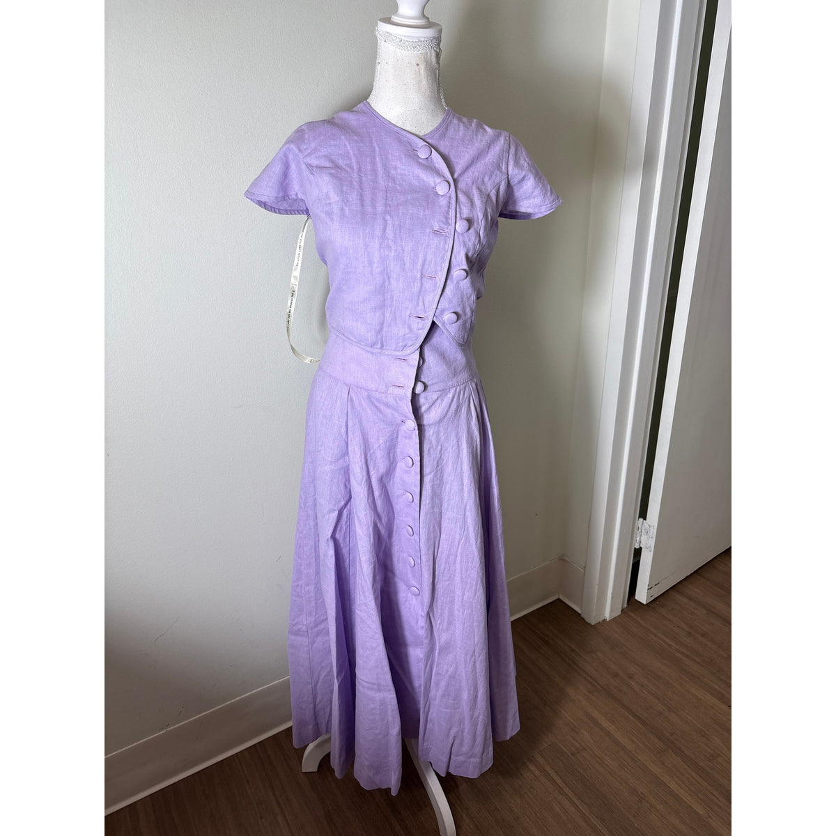 NWT Vita Grace Lilac Rossala Pannelled Dream Skirt Set Sz Xs