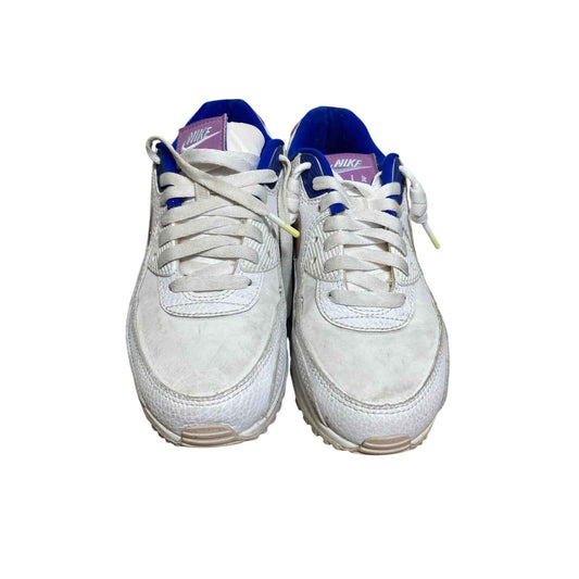 Nike Air Max White Purple Athletic Shoe Sz 8.5