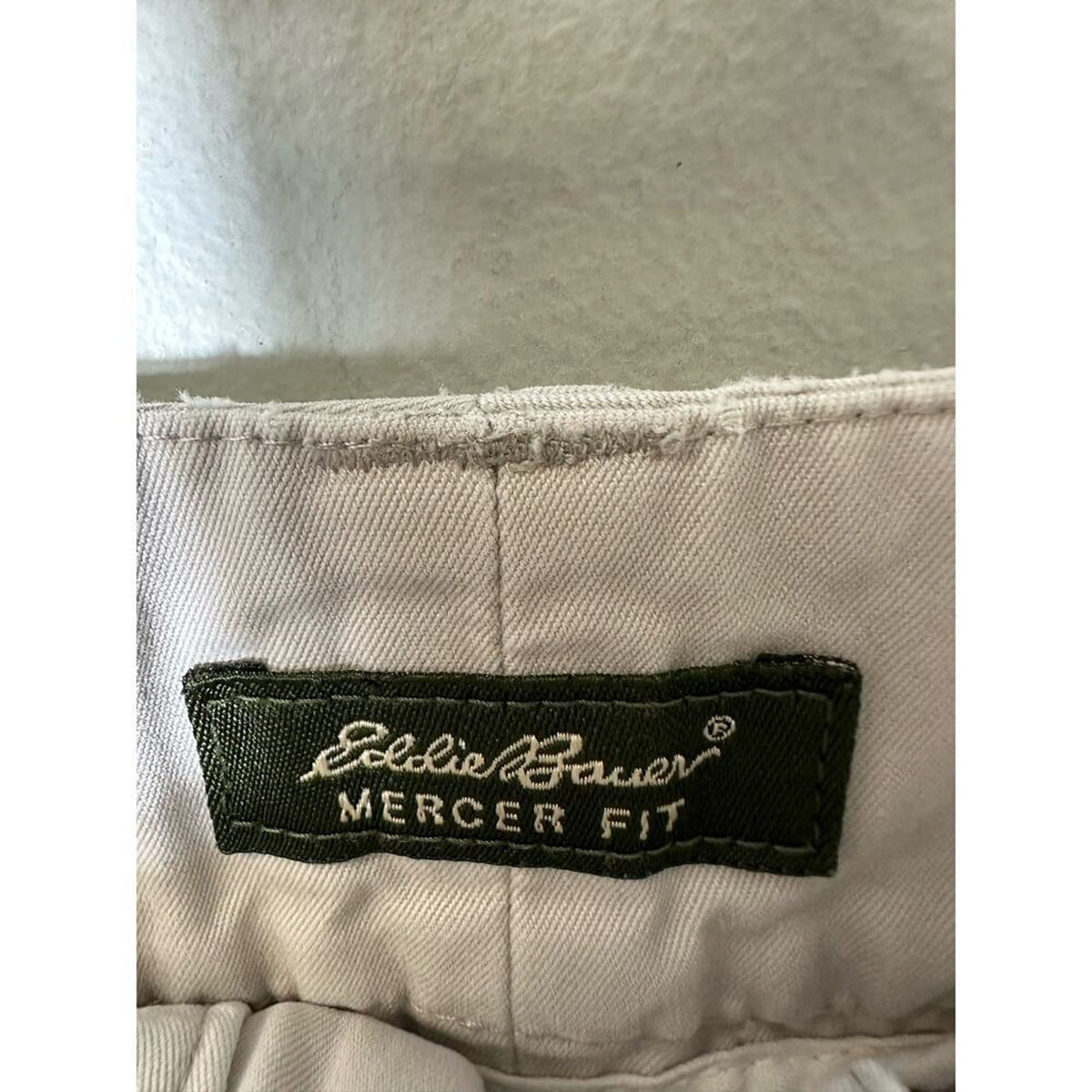Eddie Bauer Mercer Fit Wide Leg Khaki Pants Size 4